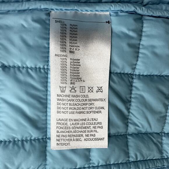 Little Donkey Andy Women's Medium Puffer Vest Blue Zip Pockets Warm - Picture 6 of 10